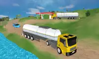 شاحنة نقل النفط شاحنة لعبة Screen Shot 2