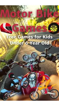 Motorradspiel Für Kinder: Fahr Screen Shot 0