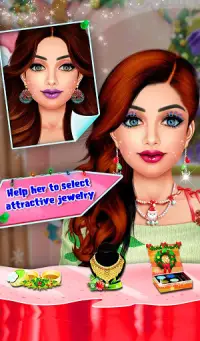 Christmas Makeup Dressup Games : Girls Games Screen Shot 0