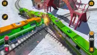 Modern Pak vs Indian Train Race: Azadi Train Game Screen Shot 3