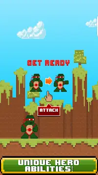 Turtle Ninja Breaker-Mine Mini Screen Shot 2