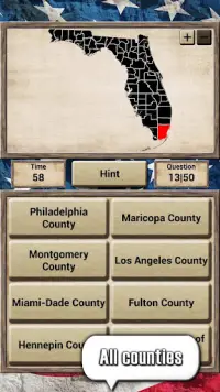 USA Geography - Quiz Game Screen Shot 4
