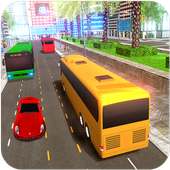 Real Traffic Coach Bus Driving Simulator 17 🚌