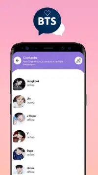 BTS Messenger - Blackpink Chat Simulator, BTS Love Screen Shot 5