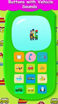 Baby Phone for Kid - Animals, Numbers, Vehicles Screen Shot 3