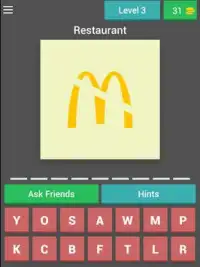 Guess The Restaurant Quiz: Logo Game Screen Shot 10