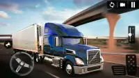 American Truck Driving Simulator: Cargo Truck Game Screen Shot 2