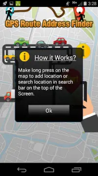تطبيق GPS Route Address Finder Screen Shot 4