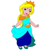 PRINCESS COLORING Screen Shot 0