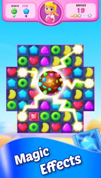 Candy Splash: Sweet Match 3 Puzzle Game 2021 Screen Shot 1