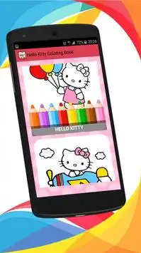 Coloring pages for Kitty Screen Shot 1