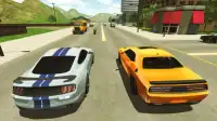 City Muscle Car Driving simulator 2017 Screen Shot 1