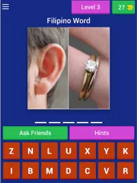 Pinoy Puzzle Quiz (Learn Filipino Language) Screen Shot 12