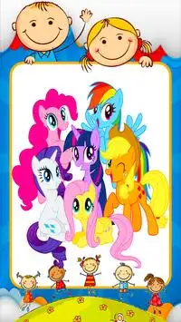 Coloring My Little pony Screen Shot 1