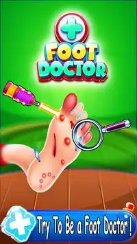 Foot Doctor Lady game Screen Shot 2