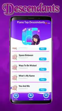 Piano Tap Tiles - Descendants 3 Screen Shot 4