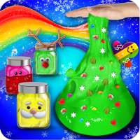 Glow In The Dark Christmas Slime Maker & Simulator