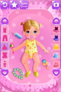 きせかえ赤ちゃん：女の子のゲーム Screen Shot 1