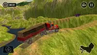 Off Road Cargo Trailer Truck Driver: Hill Driving Screen Shot 9