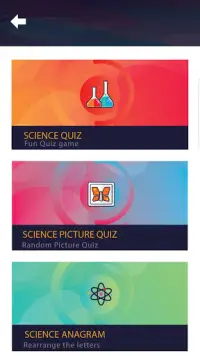 Science Quiz Trivia Game Screen Shot 1