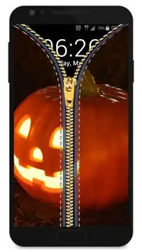 Zipper Halloween Pumpkin Screen Shot 1