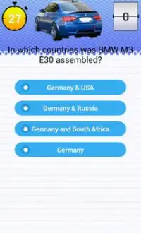 Quiz for BMW M3 Fans Screen Shot 3