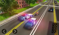 Moto escapar polícia perseguição: moto vs carro Screen Shot 2