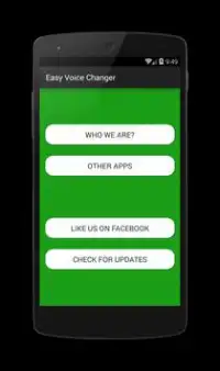 Easy Voice Changer Screen Shot 2