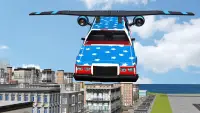 Flying Limo Car Driving Fever Screen Shot 1
