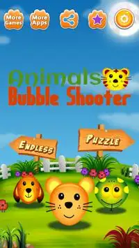 Animals Bubble Shooter Screen Shot 0