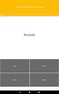 Questionário do Mapa da Europa. Países europeus Screen Shot 16