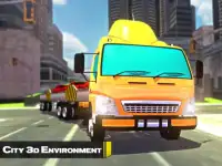 3D مدينة شاحنة بضائع النقل Screen Shot 7