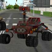 Sci Fi Future Robot Cars Sim
