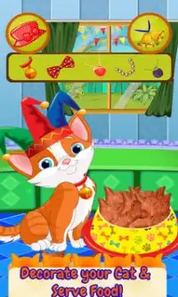 Kitty Thực phẩm Maker Trò chơi nấu ăn 2017 Screen Shot 4