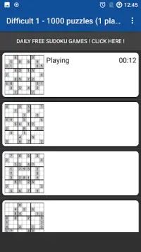 Sudoku game free Screen Shot 3