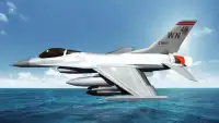 एयर फाइटर उड़ान सिम्युलेटर - Gunship लड़ाई युद्ध Screen Shot 3