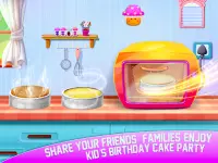 ケーキメーカースウィートベーカリー-女の子のためのベーキング Screen Shot 3