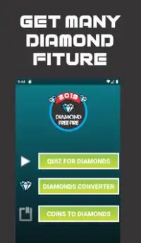 Free Diamonds Converter For Free Fire Screen Shot 1