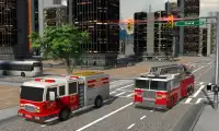 Pemadam kebakaran Truk Sim 16 Screen Shot 3