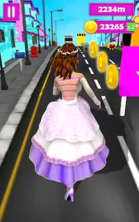 Bride Run Escape Running Games Screen Shot 0