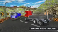 Przyszłość Ładunek Załadowany Ciężarówka Kierowca Screen Shot 2