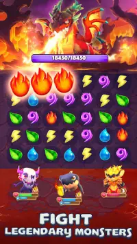 Monster Tales: Match 3 Puzzle Screen Shot 1