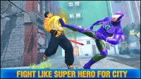 पावर नायक लड़ाई: नि: शुल्क अजीब मकड़ी खेल 2020 Screen Shot 0