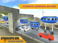 Ônibus de trânsito giroscópico futurista 2018 Screen Shot 8