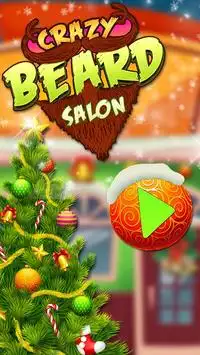 Crazy Beard Salon My Christmas Screen Shot 0