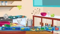 уборка кухни игры Screen Shot 2
