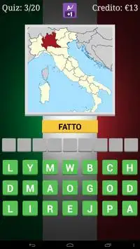 The Regions of Italy : Quiz Screen Shot 2