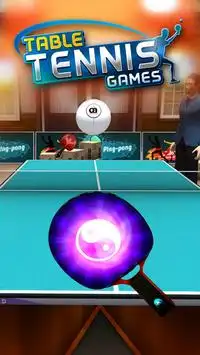 Jogos de mesa de tênis Screen Shot 5