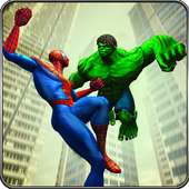 Batalha Incrível da Monster vs Spiderhero City