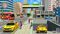 Taxi Car Driving: Taxi Games Screen Shot 1